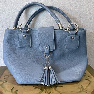 Beautiful Blue Bucket Handbag